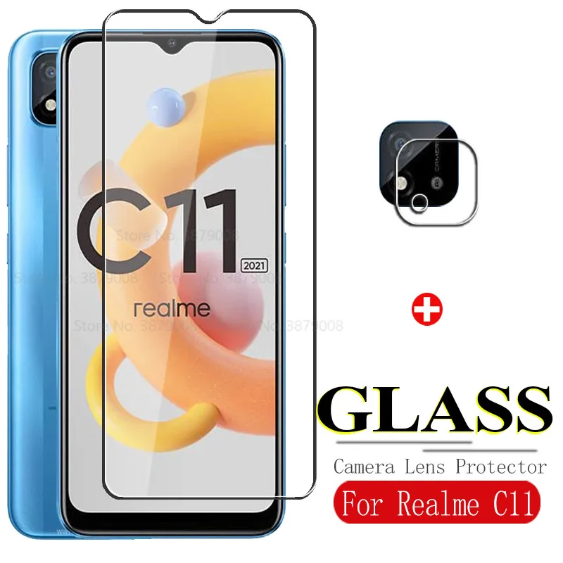

Закаленное стекло для Realme C11, Защита экрана для Realmi C11 real me C11, стекло для объектива камеры realmeC11 2021, защитные пленки