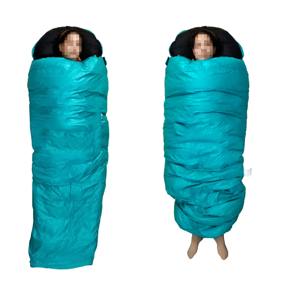 Уличный спальный мешок конверт EPLUS из гусиного пуха 700 AEGISMAX трехсезонный