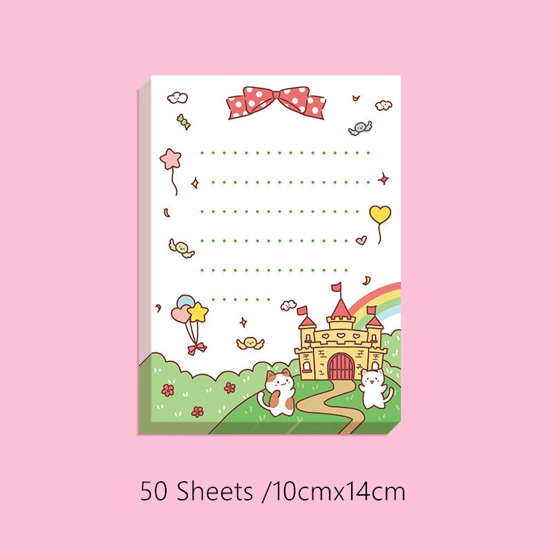 

Yisuremia Kawaii сердечко 50/100 листов, блокноты для записей, милые декоративные блокноты, офисные канцелярские принадлежности, школьные принадлежн...