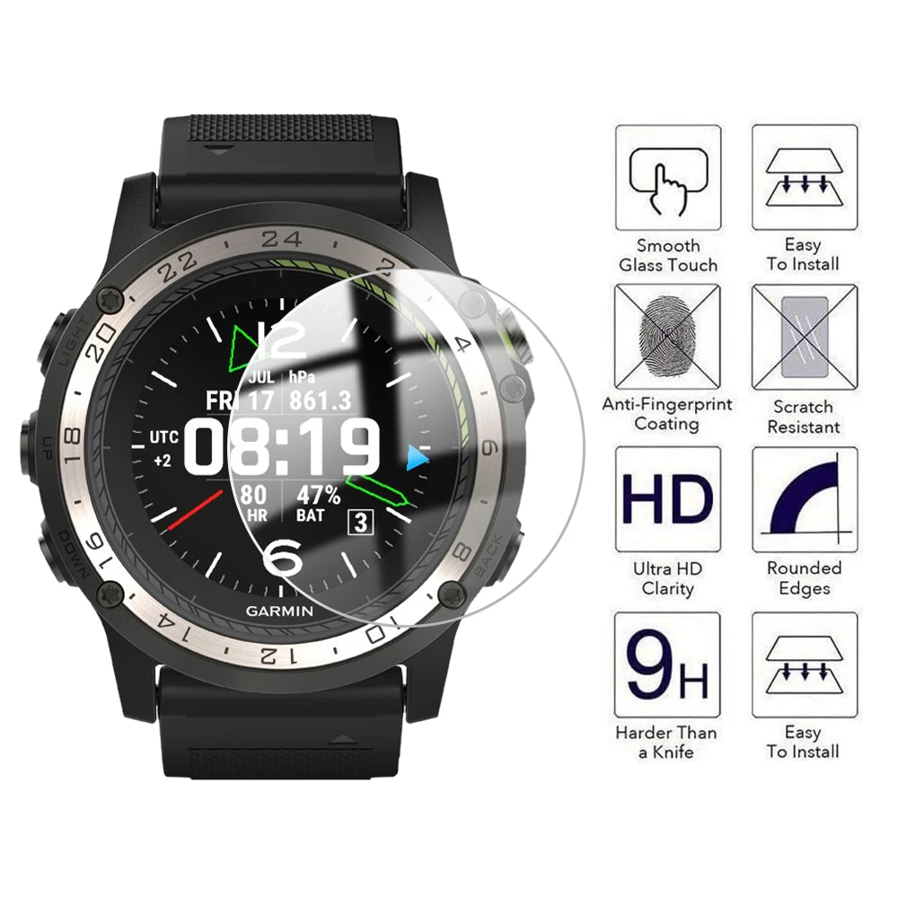 Защитная пленка для экрана смарт-часов Garmin D2 Charlie/fall Mk1 закаленное стекло |