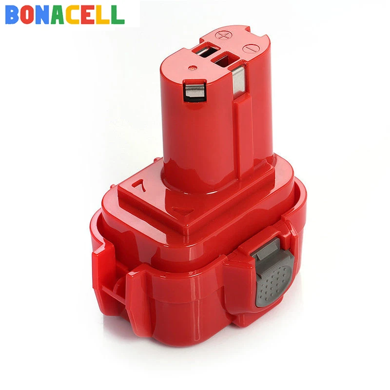

Bonacell 2 PCs 3500mAh 9.6V Ni-MH For Makita PA09 9120 9122 6207D 192595-8,192596-6 Rechargeable Power Tool Battery