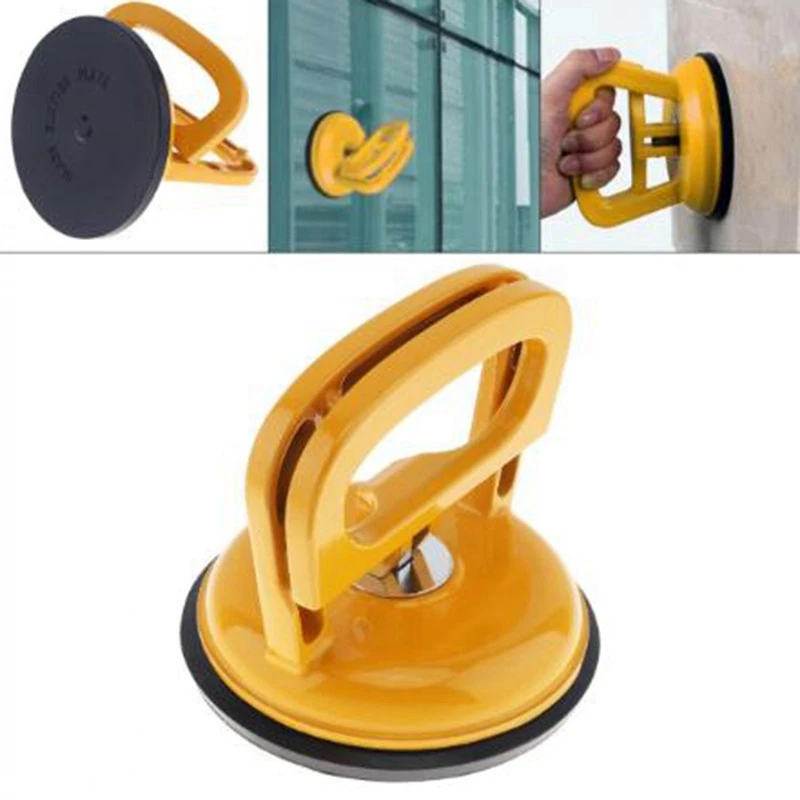 

Aluminum Alloy Single Claw Vacuum Sucker With Rubber Suction Pad And 2 Clip Handles For Tiles Glass Lightweight Locking Single C