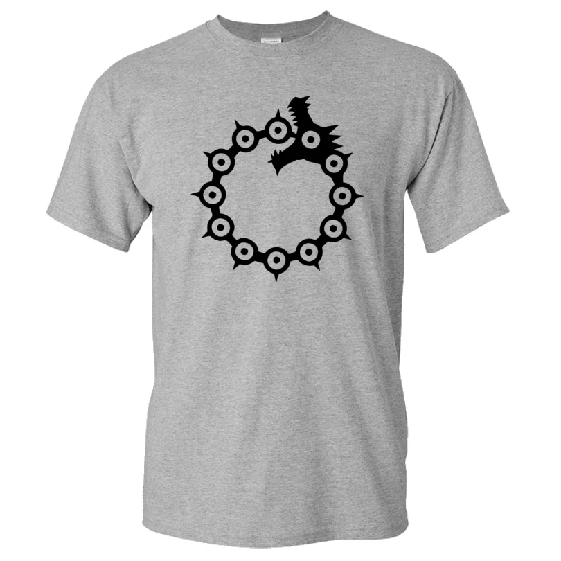 Футболка с рисунком дракона из семи смертных грехов уличная одежда футболка