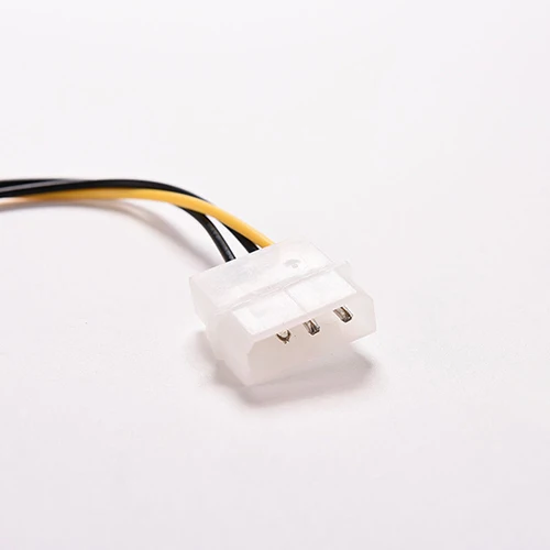 5 Pcs 4-Pin Molex/IDE to 3-Pin CPU Case Fan Power Connector Cable Adapter 20cm | Компьютеры и офис