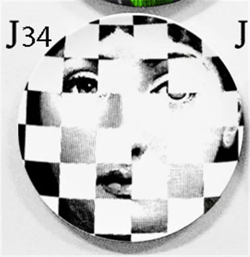 34 " 7" " Мода Fornasetti Тарелка декоративная подвесная тарелка домашнее украшение Настенная посуда керамический Декор Европейское настенное блюдо - Цвет: 34