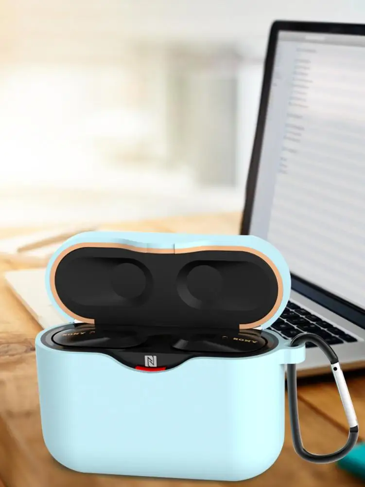 Чехол для наушников силиконовый защитный чехол беспроводной гарнитуры Bluetooth