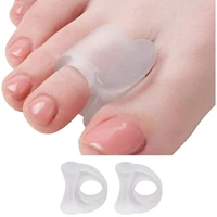 1 pair toe separator insoles ring separation hallux valgus correction pad finger toe separator correction pad foot care tool