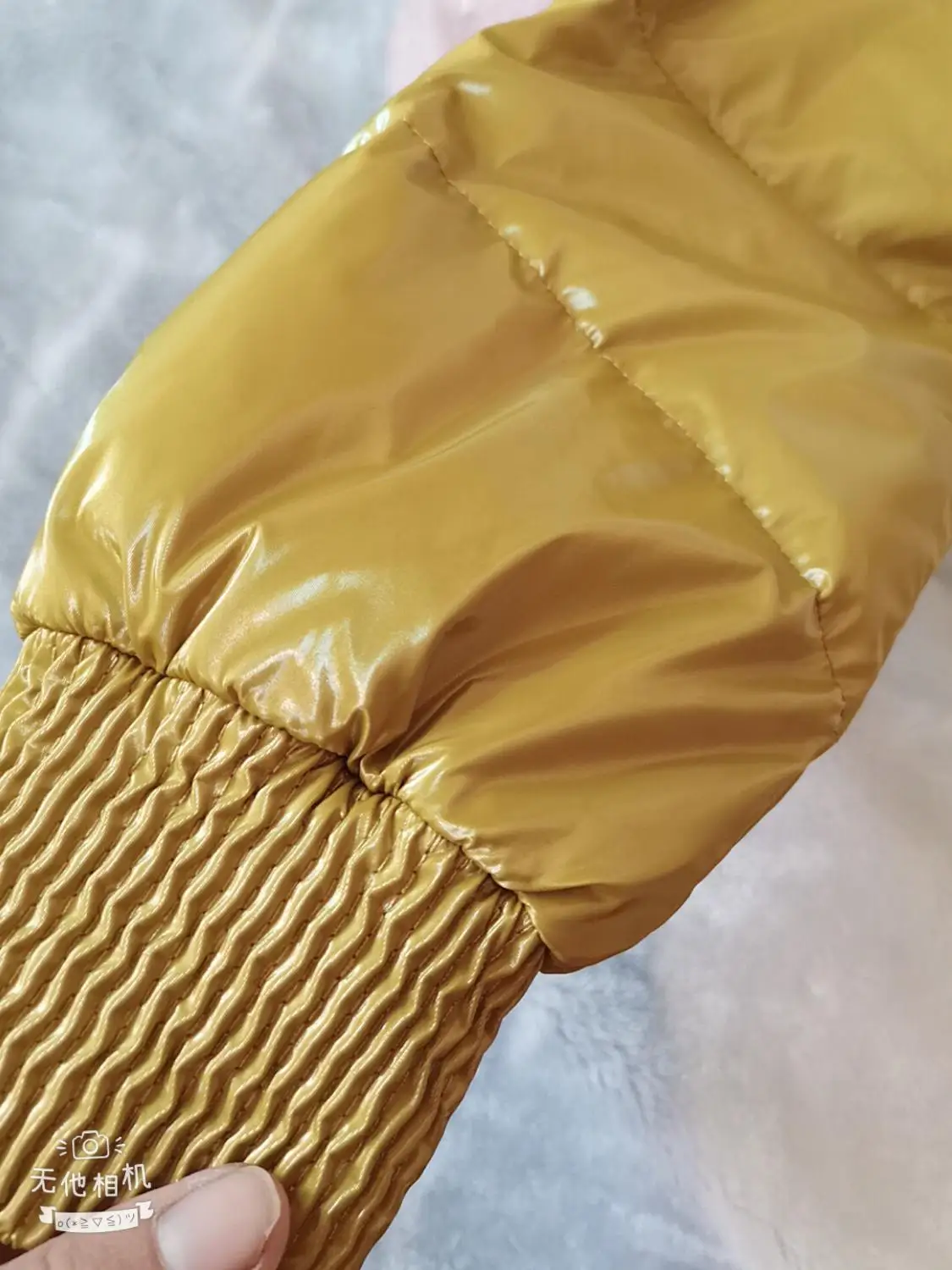 Куртка женская зимняя из овечьей шерсти на белом утином пуху теплая 2021 | Женская