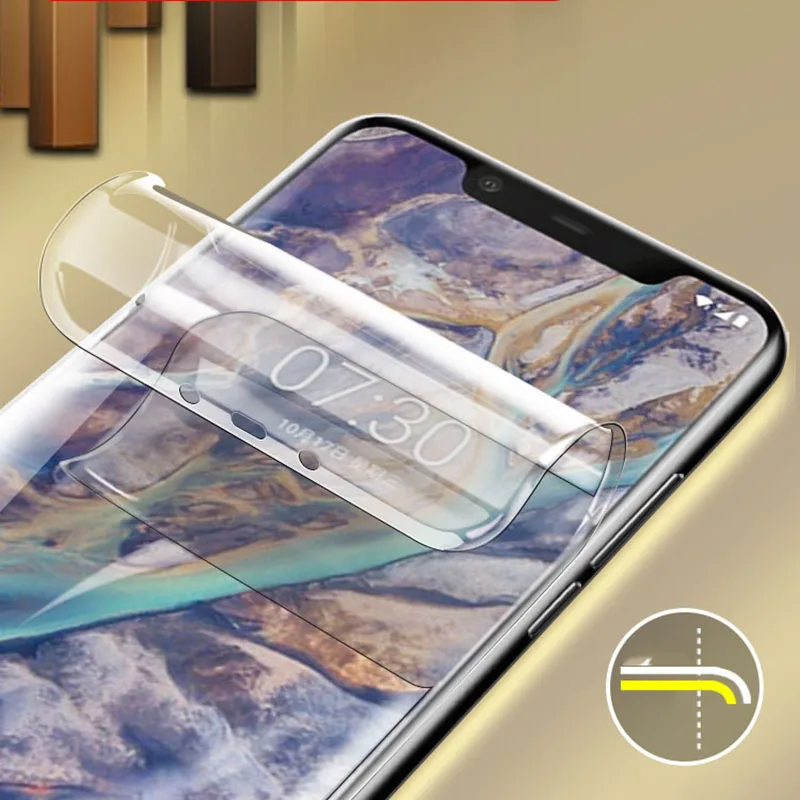 Гидрогелевая защитная пленка 30D для LG G5 G6 G7 G8 ThinQ экрана Q7 Q6 Plus V20 V30 V40 V50 K12 с полным