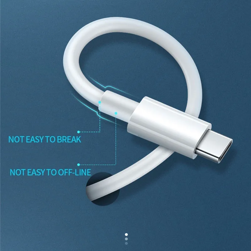 Зарядное устройство для Samsung A51/A71/A50/A30/A70/Huawei Mate 40/30/P30 Lite USB Type-c кабель быстрой