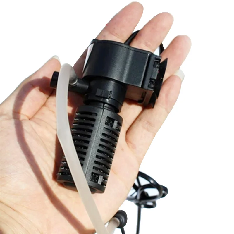 Дешевый мини-насос для аквариума насос 2 Вт фильтрации губки + поток воды