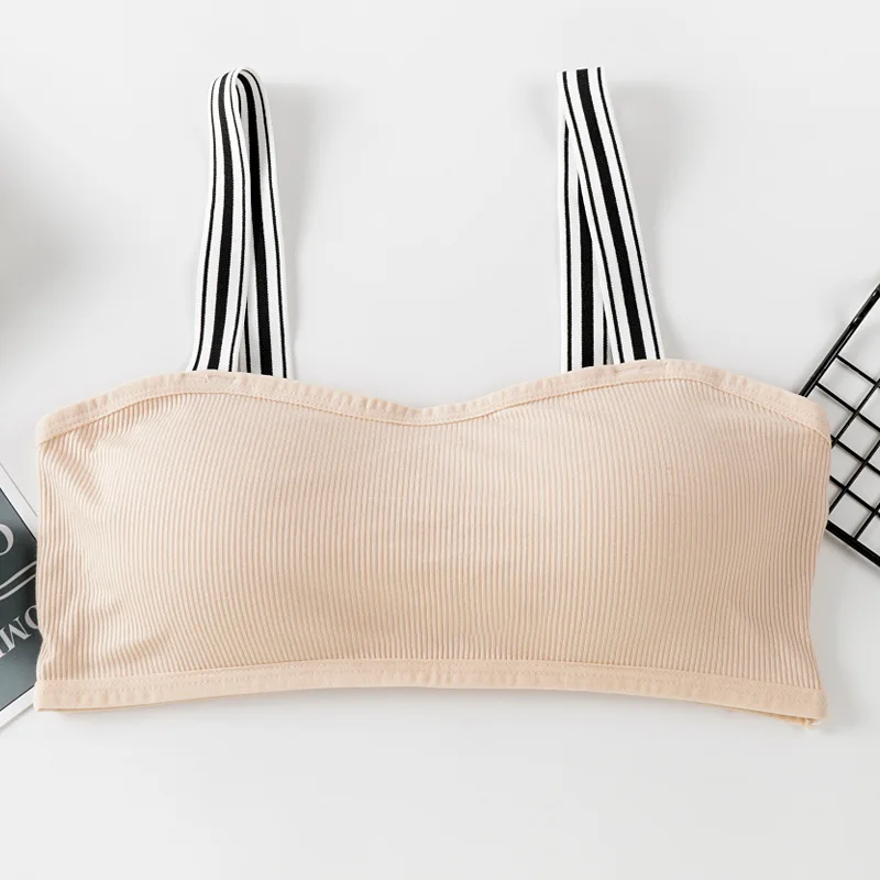 Женский укороченный мягкий бюстгальтер со съемным нагрудным вкладышем