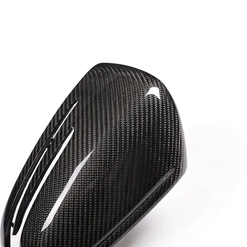 

2X Real Carbon For Mercedes Benz A W176 B W246 C W204 E W212 Cla W117 Gla X156 Glk X204 Cls Class W218 Rear View Mirror Cap Cove