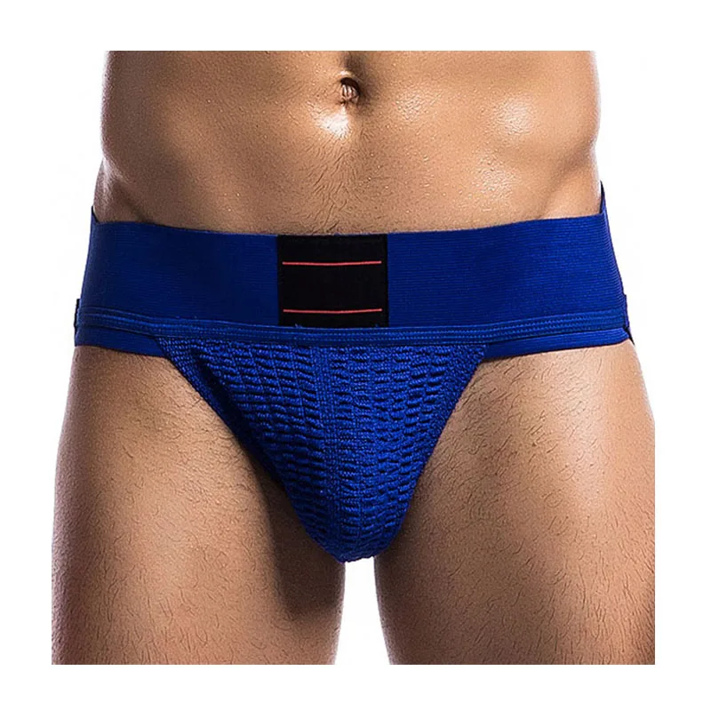 Sexy Jockstrap Mens Underwear G String Thongs Big Pouch Enhancer Gay Jock Strap Low Waist Wide Waist Band Male Sexy Wear