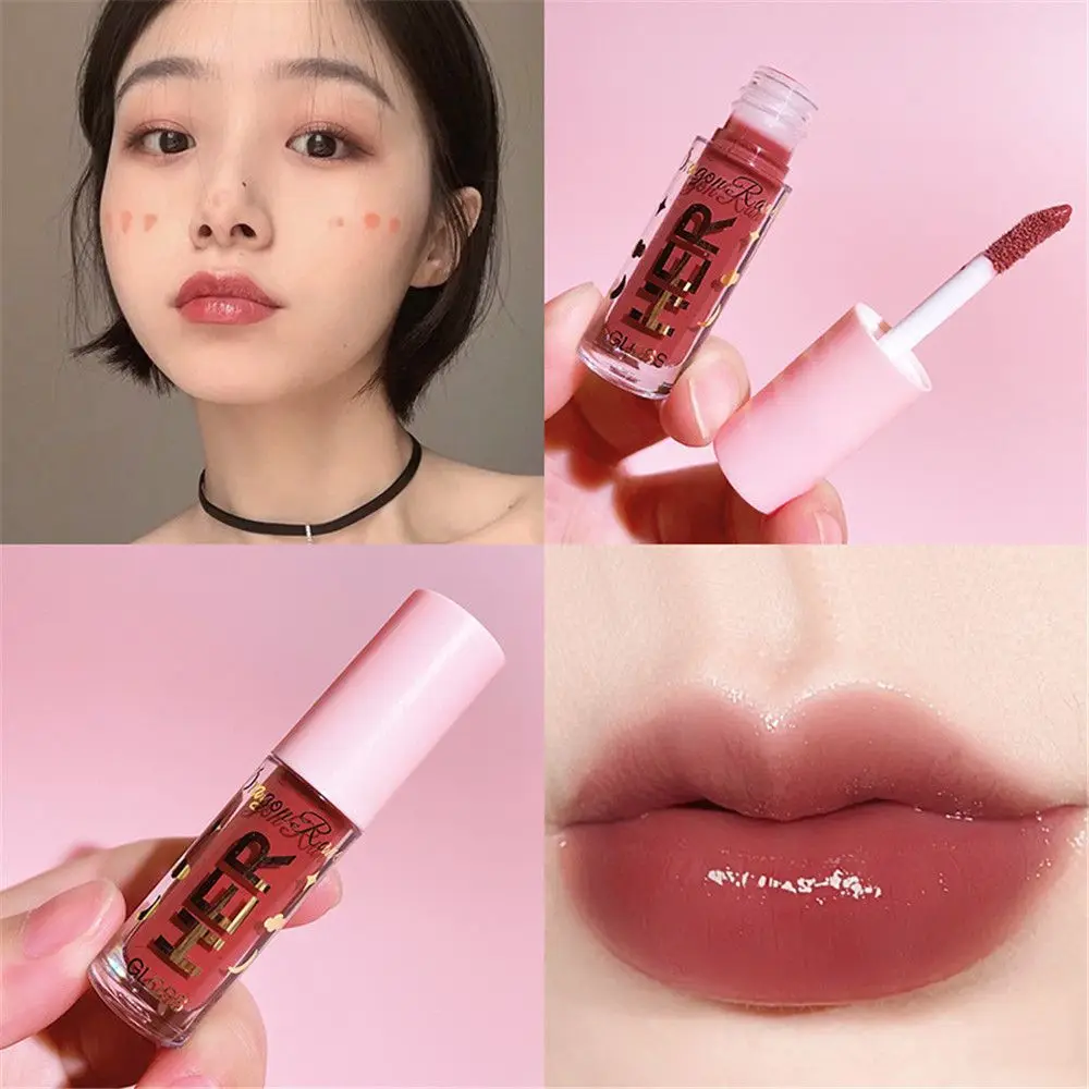 

Gift Makeup Longlasting Mositurizing Lip Gloss Liquid Lipstick Mirror Lip Glaze Lip Tint