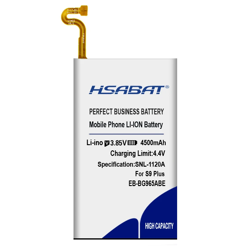 HSABAT 4500 мА/ч, EB-BG965ABE Батарея для samsung Galaxy S9 плюс G9650 G965 G965F G965A G965T G965S G965R4 G965V батареи