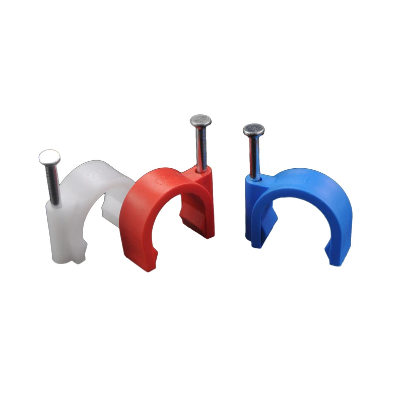 48 шт. пвх хомут для труб 16/20 мм круглая труба электрика поддержка молния нейлона