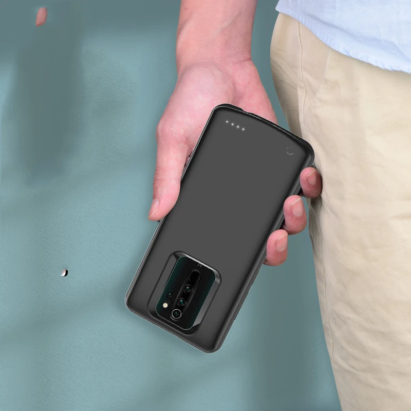 Redmi Note8 Pro 5000 мАч тонкий противоударный чехол для зарядного устройства Xiaomi Note 8
