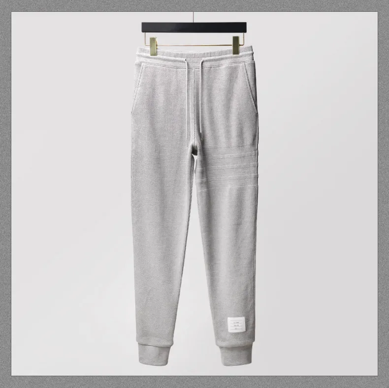 

Fashion TB 2021 Brand Tracksuit Bottoms Mens Casual Pencil Pants Cotton Sweatpants Men Joggers Pants Spring Sports Trousers