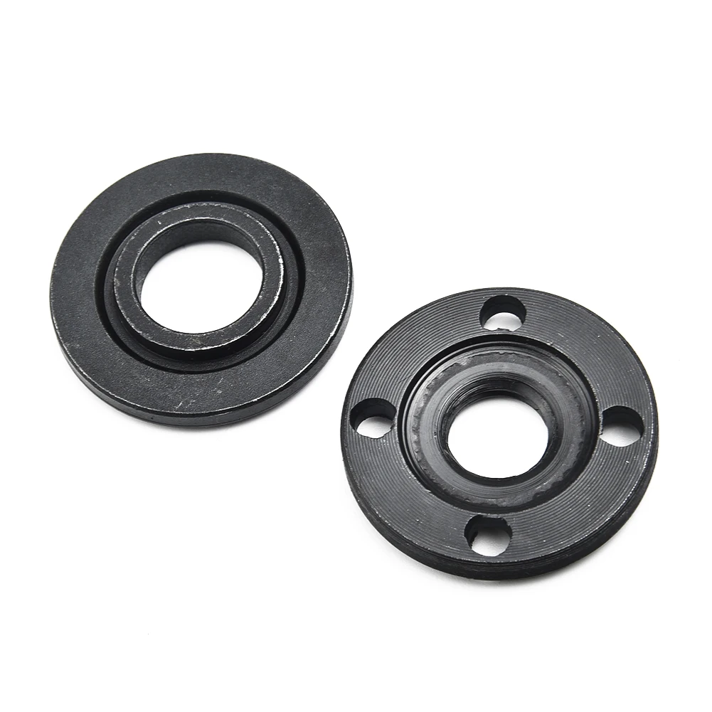 

M14 Steel Angle Grinder Flange Nut Lock Nut Internal And External Kit Wrench Grinder Accessories Tool Parts With Lock Nut