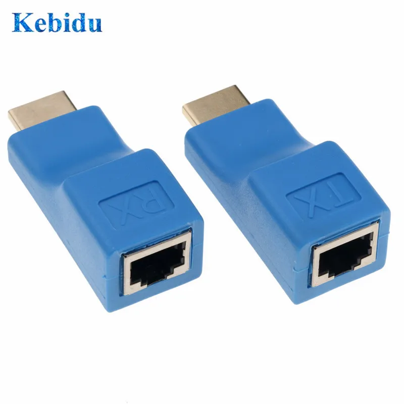 Kebidu HD 1080P по Cat5e CAT6 RJ45 Ethernet кабель 30 м расширитель передатчика TX/RX V1.4 для ТВ