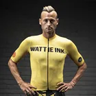 Мужская велосипедная рубашка Wattie Ink с коротким рукавом, Высококачественная дышащая ткань, быстросохнущая триатлоновая футболка