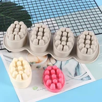 oval spa soap mold cavity silicone massage therapy soap making tool 100pcslot herramienta para hacer jabn