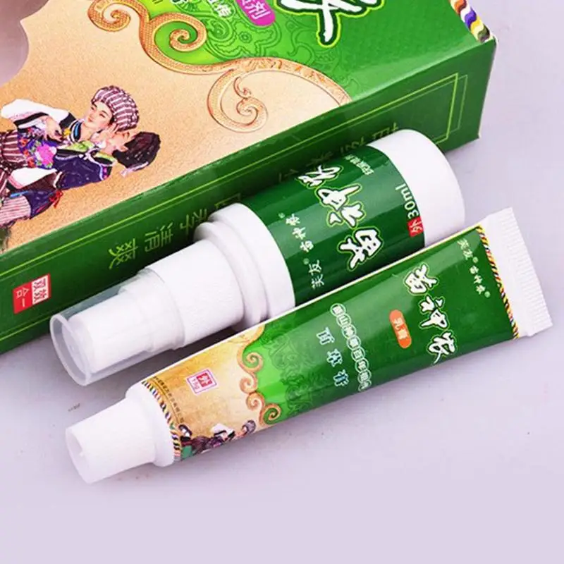Eczema дерматит Prutitus лечение+ герпесы для воспроизводства кожи кукурузный спрей Китайский крем для ухода за кожей проблемы 15 г+ 30 мл