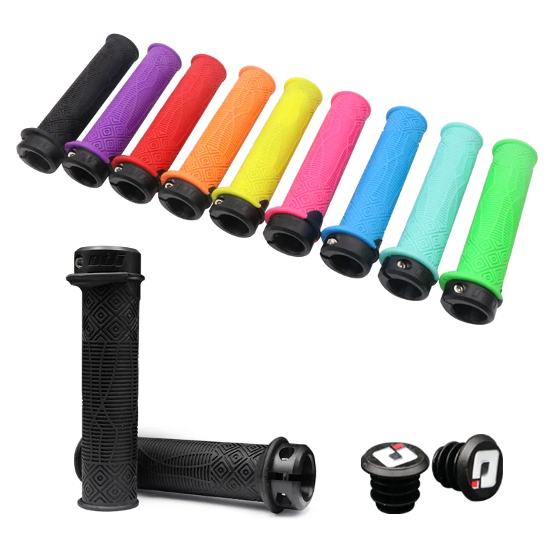 

Bike Grips 22.2mm Rubber Handlebar Non-Slip Shock-Absorbing Mountain Bicycle Durable Grip MTB Folding Cycling Accessories