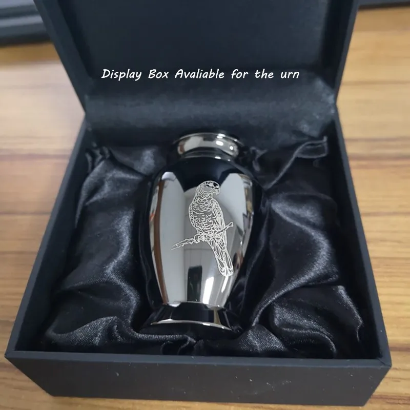 IJU027 полированный погребальный пепел из нержавеющей стали урна для Keepsake Орел и