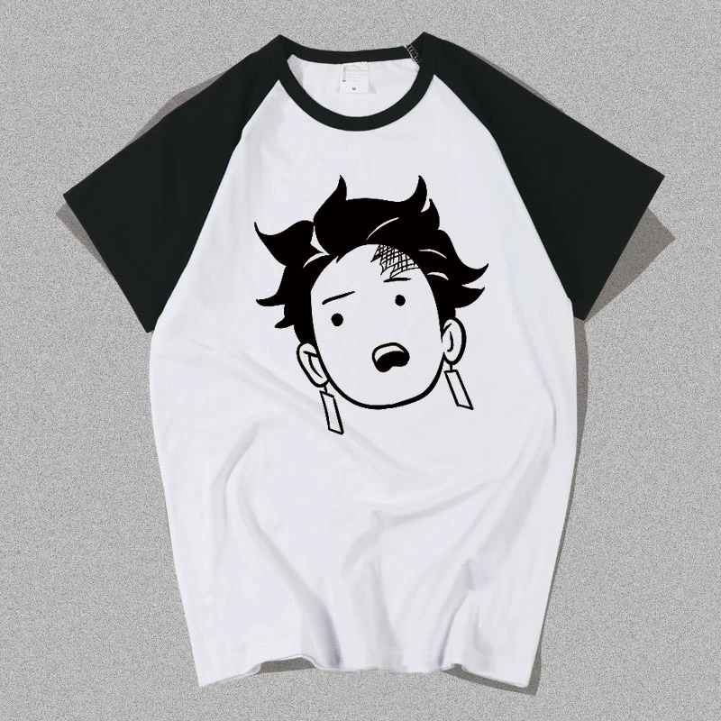 

Hot Demon Slayer:Kimetsu no Yaiba Anime Peripheral t-shirt Kamado Tanjirou Men And Women Lovers Shirt Tops Short Sleeves