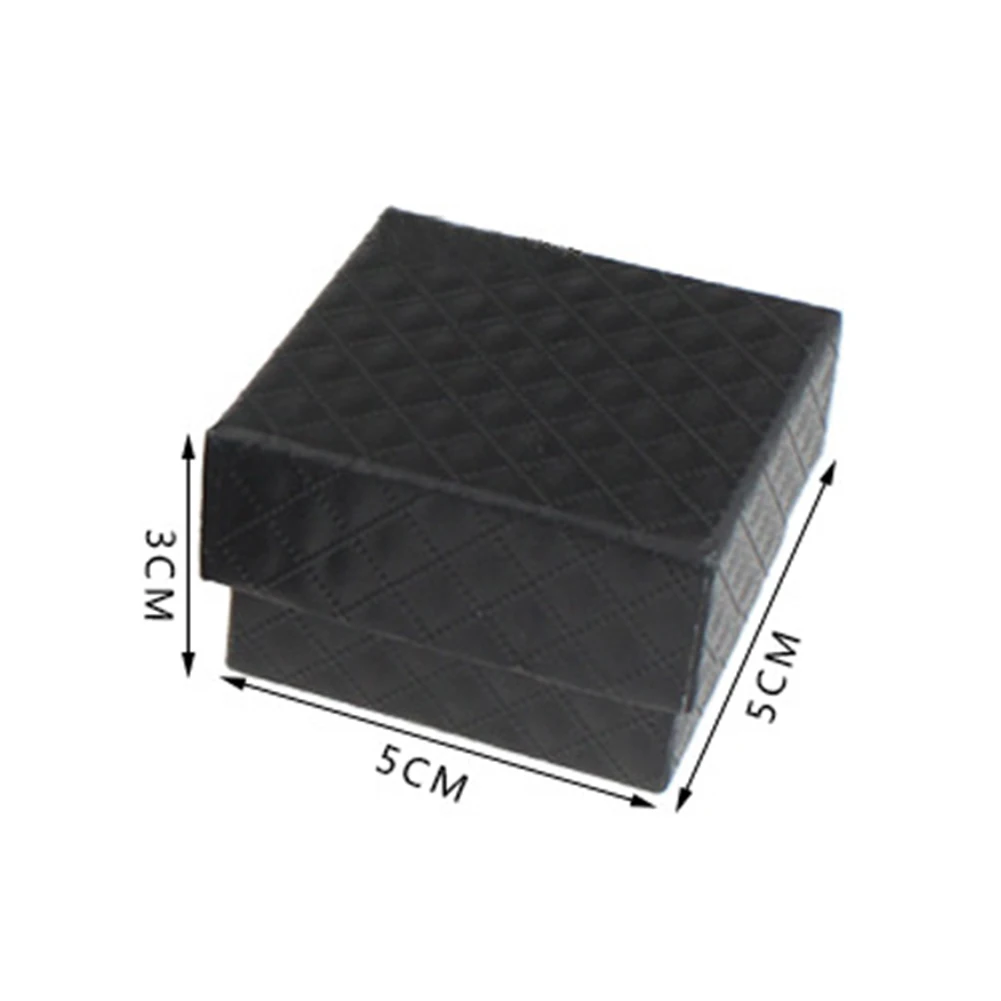 

Wholesale Ring Necklace Earring Paper Bag Solid Color Simple Diamond Pattern Wedding Date Jewelry Gift Box All-match Gift Box