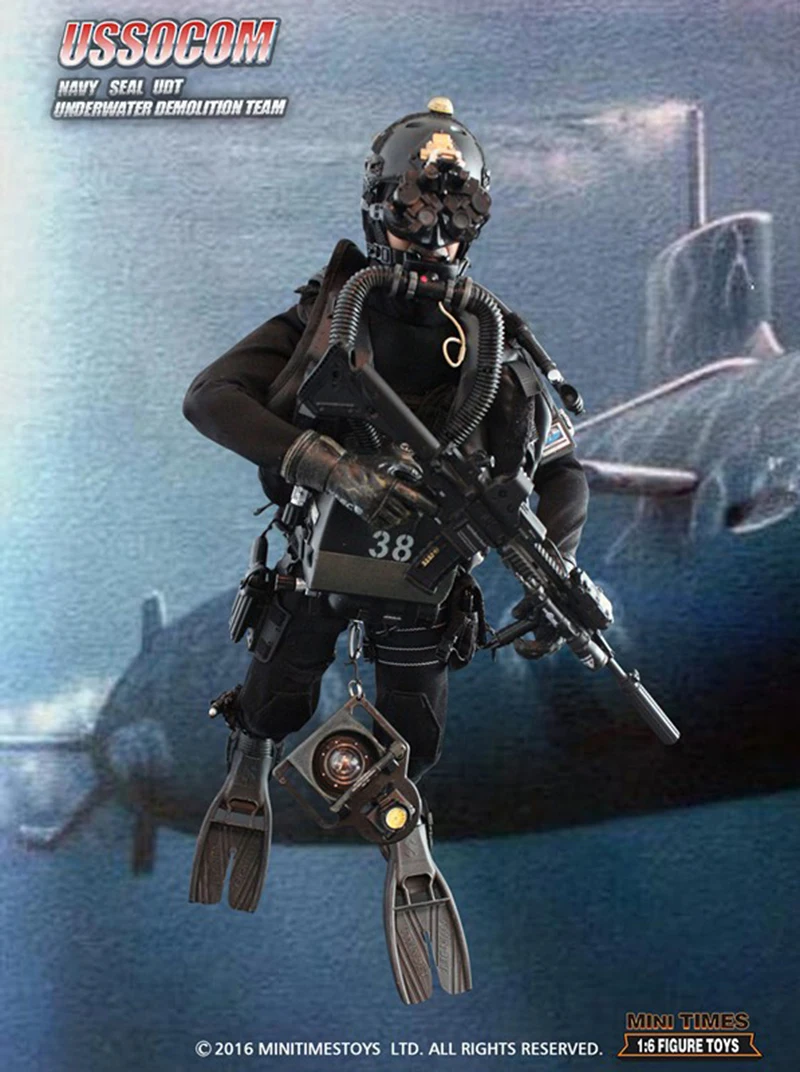 Мини-игрушки M0041/6 темно-синий США морской уплотнитель HALO UDT джемпер полный набор коллекционные игрушки подарок
