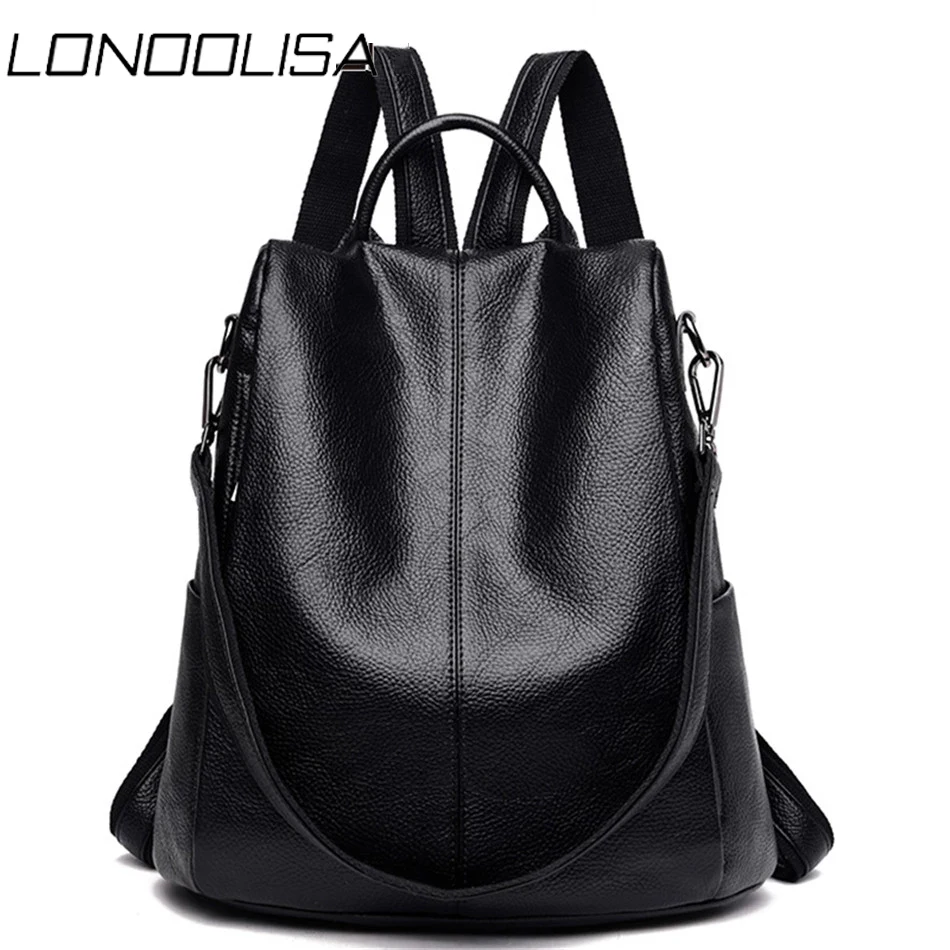 

Роскошный рюкзак Mochilas из мягкой кожи, школьные ранцы для девочек-подростков, дорожный ранец, женский рюкзак, 2020