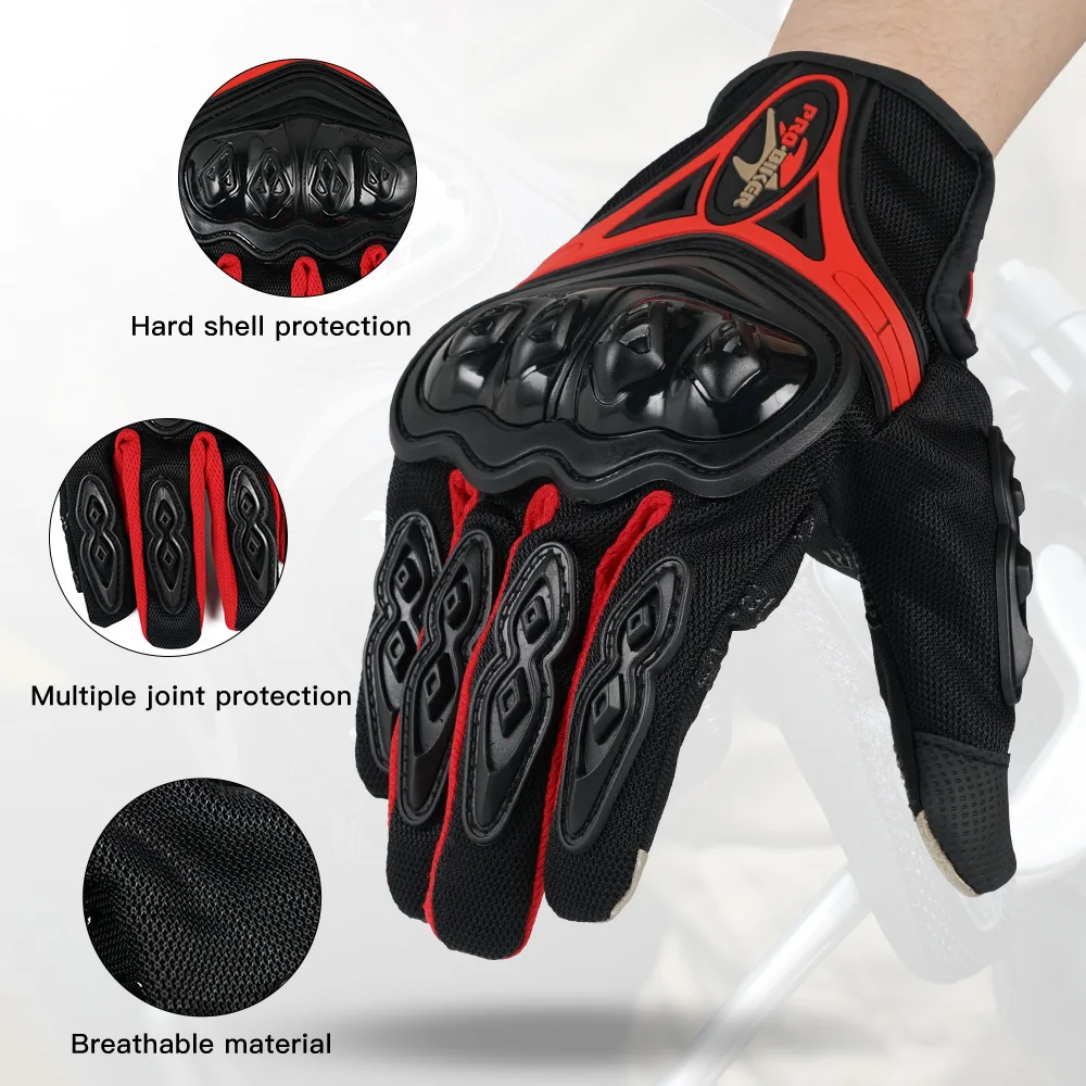 Перчатки для сенсорных экранов мотоциклетные перчатки с закрытыми пальцами езды