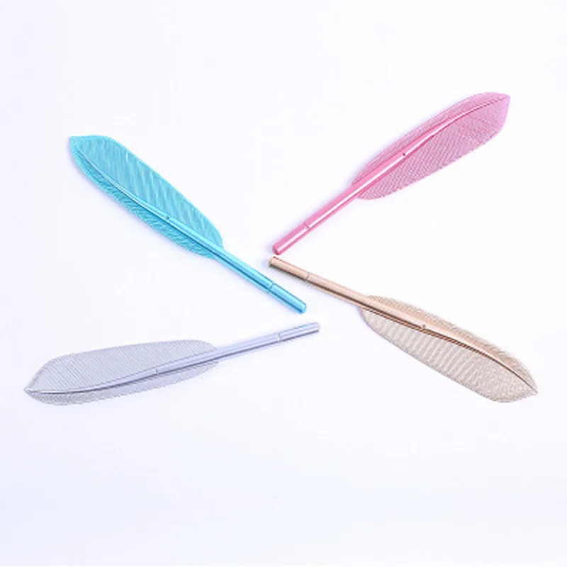 1pcs Feather Gel Pens 0.5mm Creative Kawaii Cute Pen Ink Gift School Office Supplies Stationery |