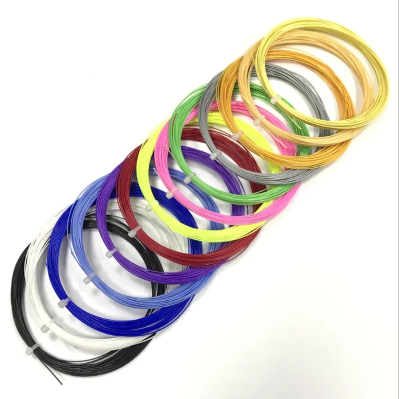 

Веревка для бадминтона, дрессировочная веревка для бадминтона, разноцветная веревка для бадминтона, аксессуары, 0,7 мм * 10 м