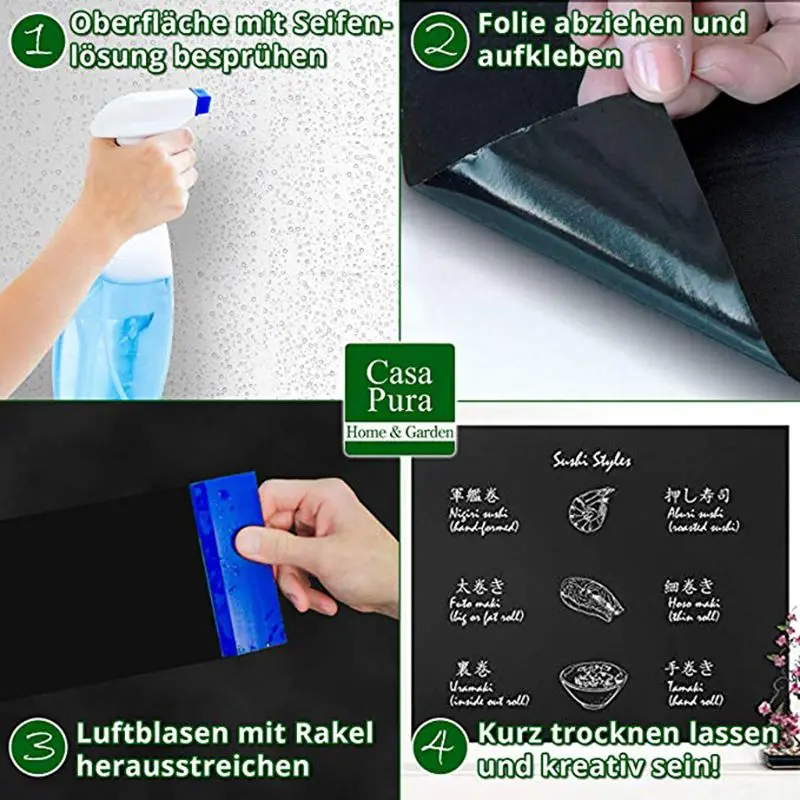 Самоклеящаяся наклейка на меловую доску | Канцтовары для офиса и дома