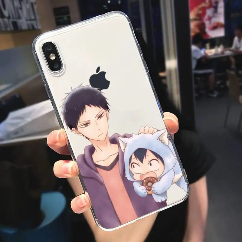 

Anime School Babysitters Ryuichi Kashima Phone Case Transparent soft For iphone 5 s c se 6 s 7 8 11 12 plus mini x xs xr pro max