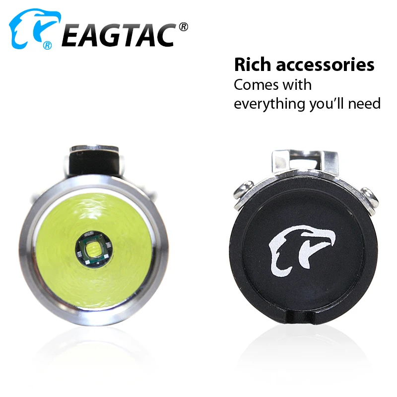 EAGTAC D25C2 Мини светодиодный фонарик EDC фонарь CREE XPG2 530 люмен CR123A многорежимный