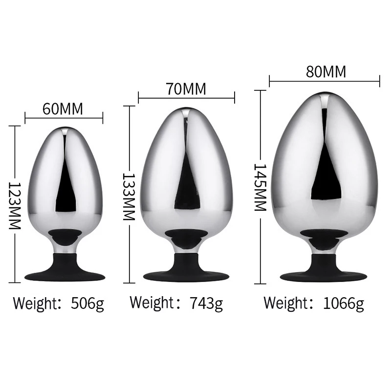 Металлическая Анальная пробка анальные большие игрушки для женщин большая