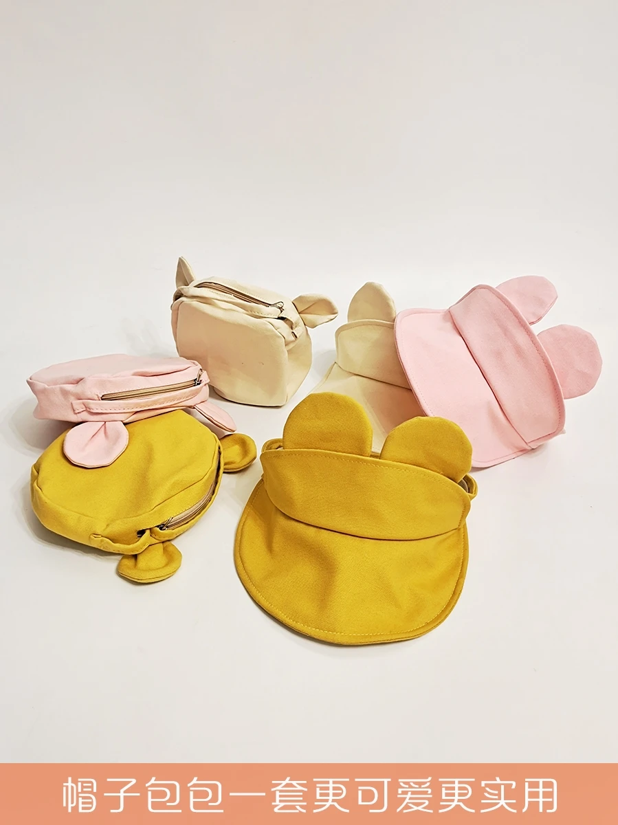 Летний детский топ воздушная Кепка милая Солнцезащитная бейсболка для маленьких