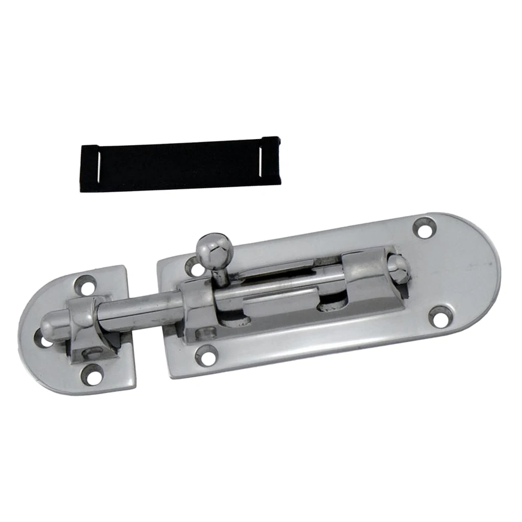

316 Stainless Steel Slide Latch Gate Latches Barrel Bolt Safety Door Lock, 3 1/2 inch 89mm, Silver