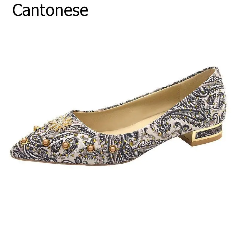 

Unique Women Shoes Colorful Shoes High Heels Chinese Style