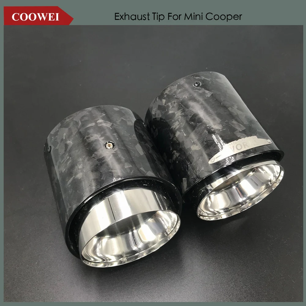 Наконечник Выхлопной Трубы из углеродного волокна для Mini Cooper F54 F55 F56 F57 R60 R61 F60 R55 R56