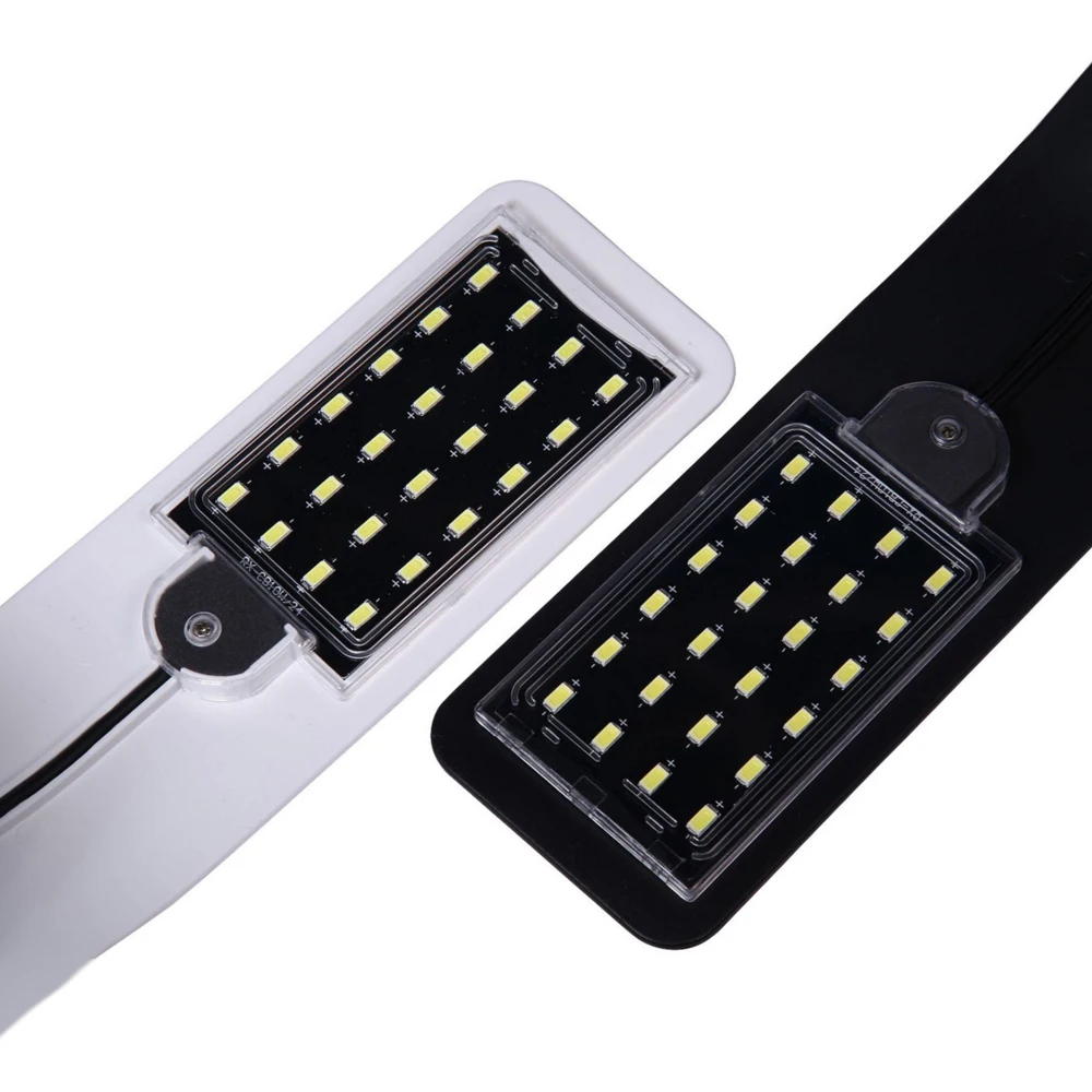 10W 24 LEDs Aquarium Light Anti-fog Clip-on LED Fish Tank for Planted Grow Waterproof Aquatic Lamp EU/US Plug | Дом и сад