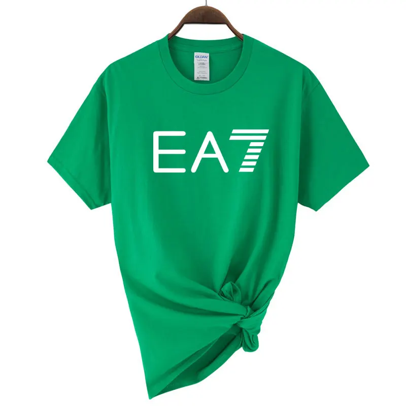 

Ladies Summer 2021 O-Neck Short Sleeve Cotton Casual Solid Color Top Printed Loose T-shirt Basic Ladies Shirt Top T-shirt