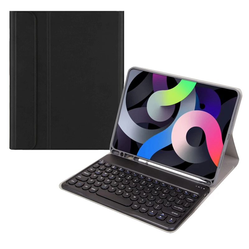 

for iPad Air 4 3 2 1 9.7 inch Keyboard Case with Pencil Slot Cover for iPad Pro 10.5 11 2020 2018 10.2 7th 8th 5th 6th Case