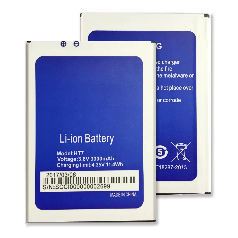 Для HomTom HT7 Pro литий полимерные батареи для 3000 мАч высокой Ёмкость смартфон