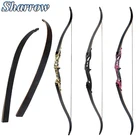 Лук для стрельбы из лука 30-50 фунтов, изогнутый лук 56 дюймов, американский длинный охотничий лук, аксессуары для стрельбы из лука и стрел